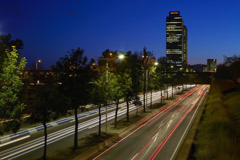 noite conducao estrada