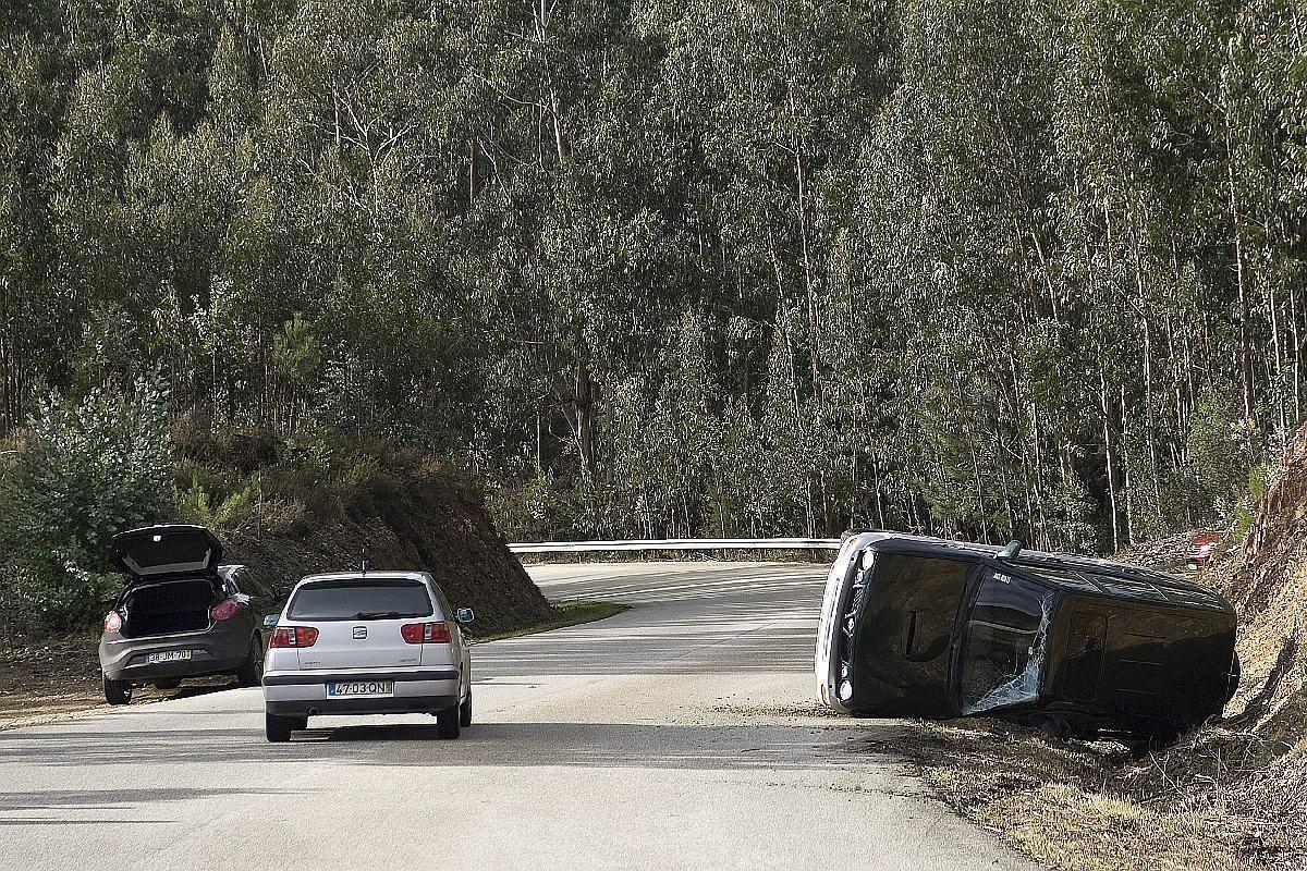 Acidente na Estrada Nacional numero 2 no Km  256
