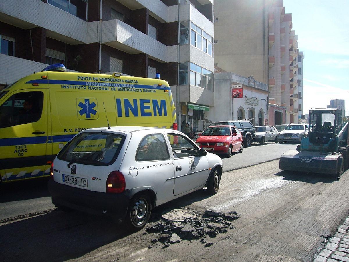 Povoa de Varzim obras na estrada nacional 13  EN13
ana trocado marque