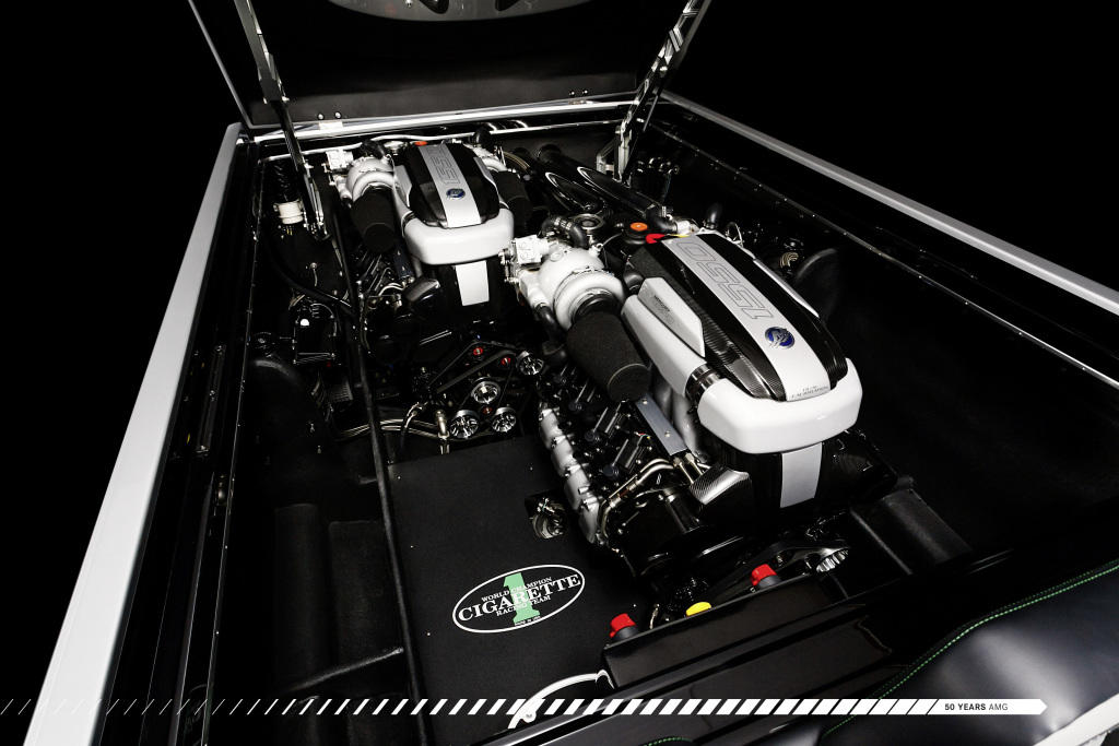 Miami International Boat Show: Zehn Jahre Kooperation Mercedes-AMG und Cigarette Racing: Premiere für das Rennboot „2017 50’ Marauder AMG“ –  inspiriert vom Mercedes-AMG GT R