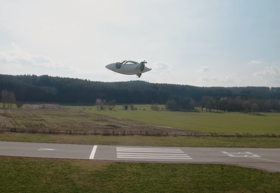 Lilium Jet After Take-Off