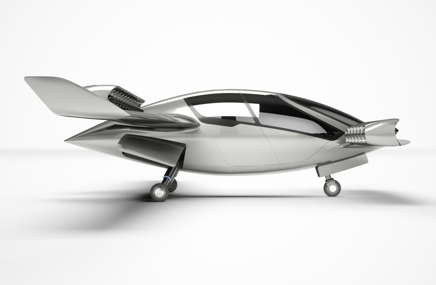 Lilium Jet Silver Side (with gear)