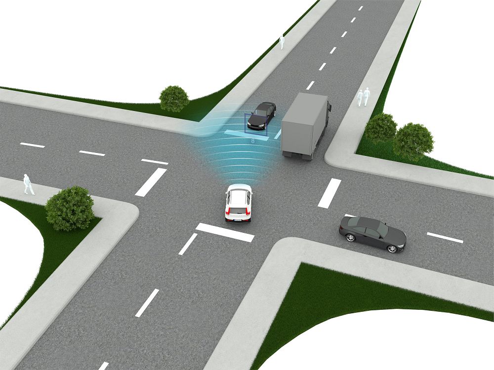 New Volvo XC40 – City Safety Intersection