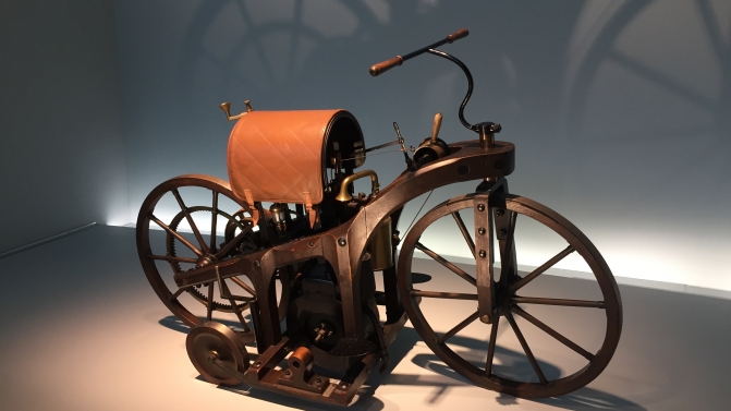 riding car