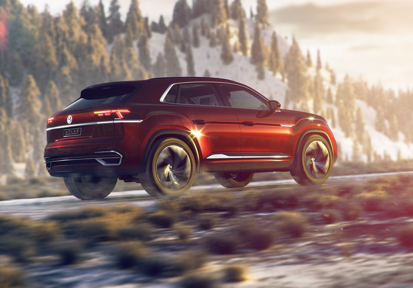 Volkswagen Atlas Cross Concept sport (7)