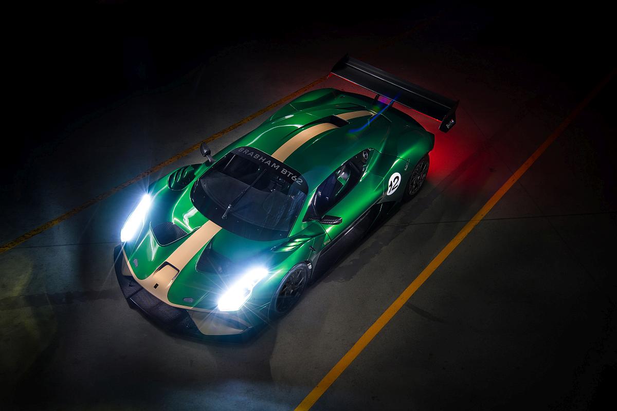Brabham BT62 Front Elevated View
