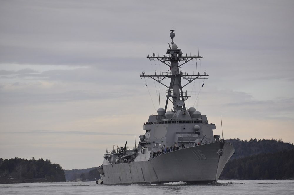 USS_Thomas_Hudner_during