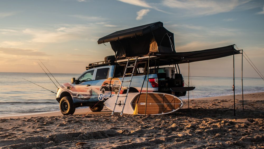 Nissan TITAN XD flexes its beach body as TITAN Surfcamp