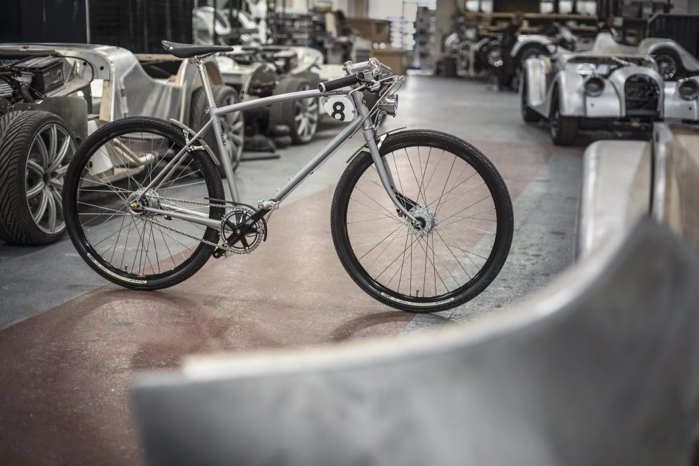 silver bike