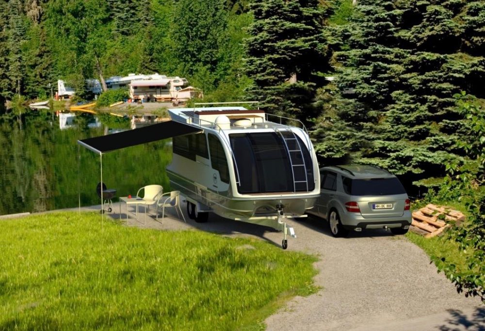 RV park at the lake