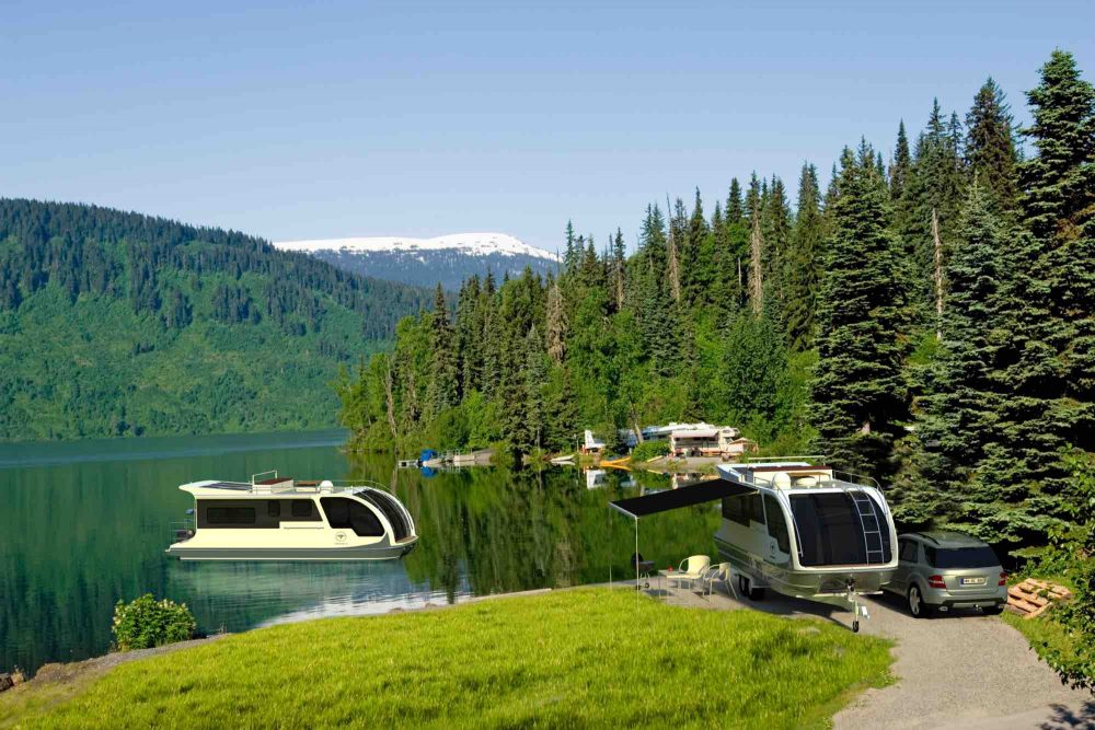 RV park at the lake