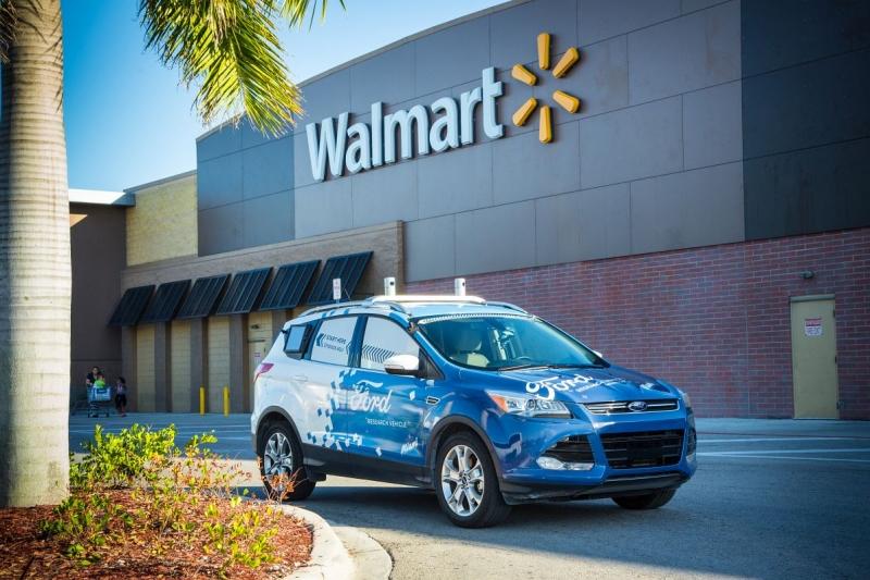 Ford and Walmart Self-driving Delivery Vehicle