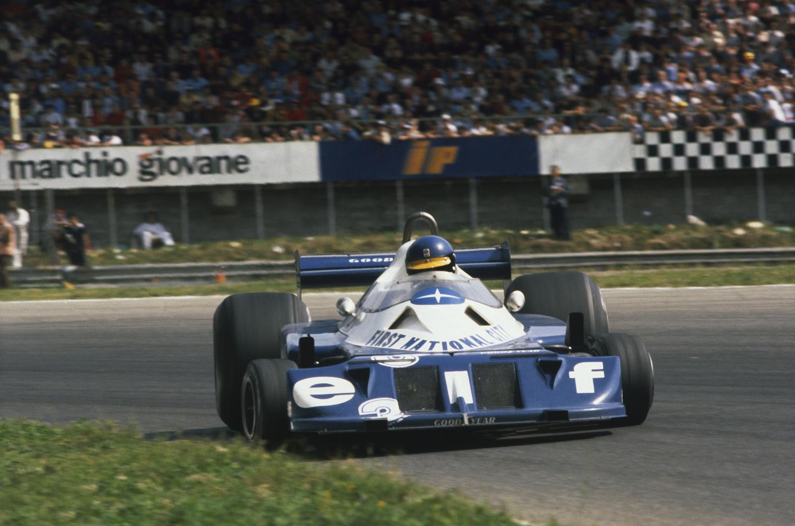 Tyrrell Ronnie Peterson driving the P34 at Monza in 1977