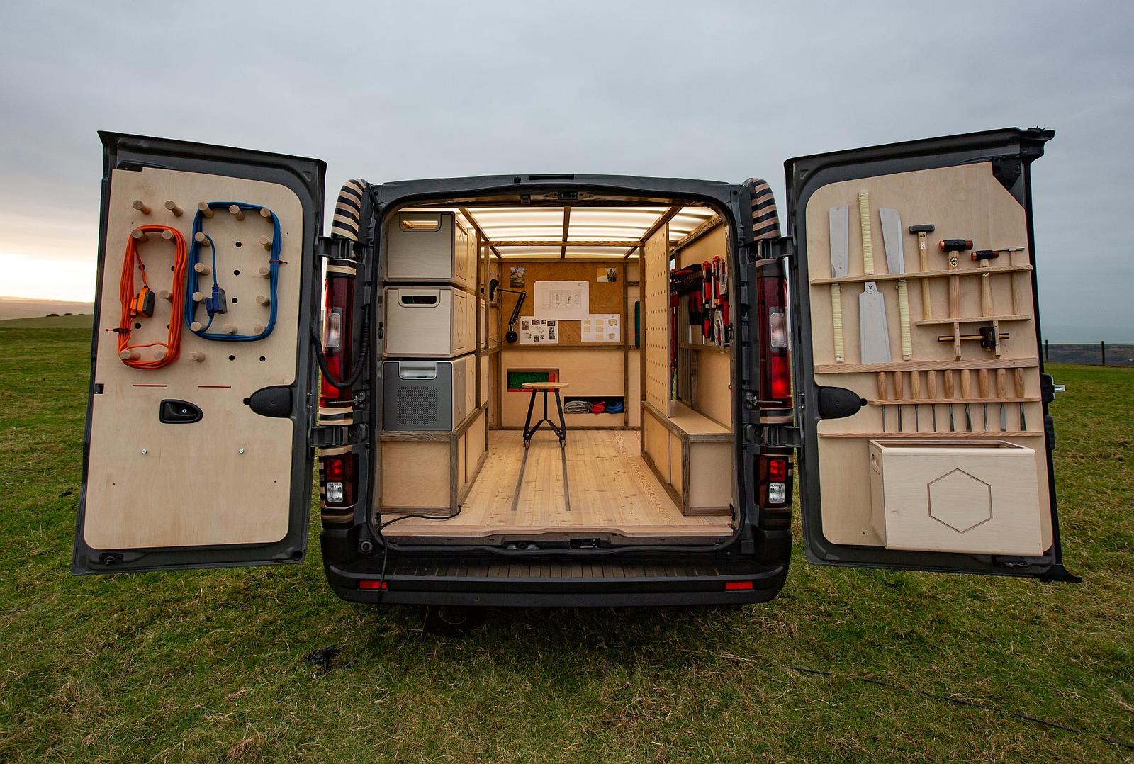 Nissan unveils NV300 Concept-van, a mobile workshop for a creati