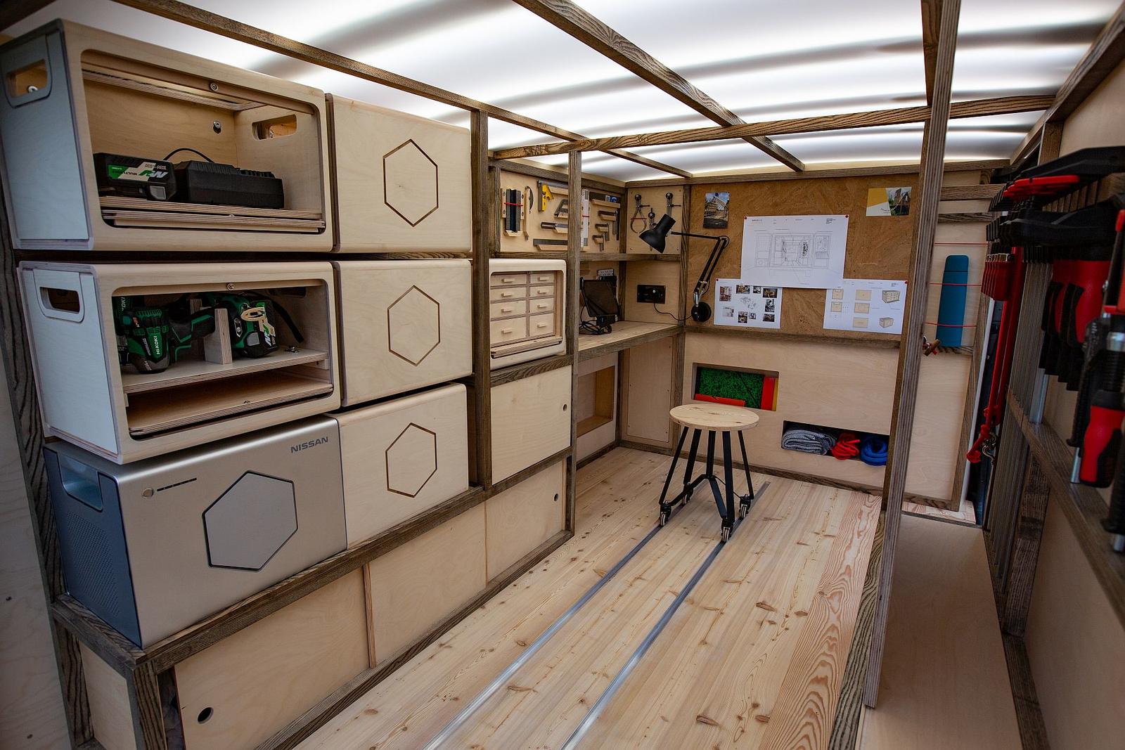 Nissan unveils NV300 Concept-van, a mobile workshop for a creati