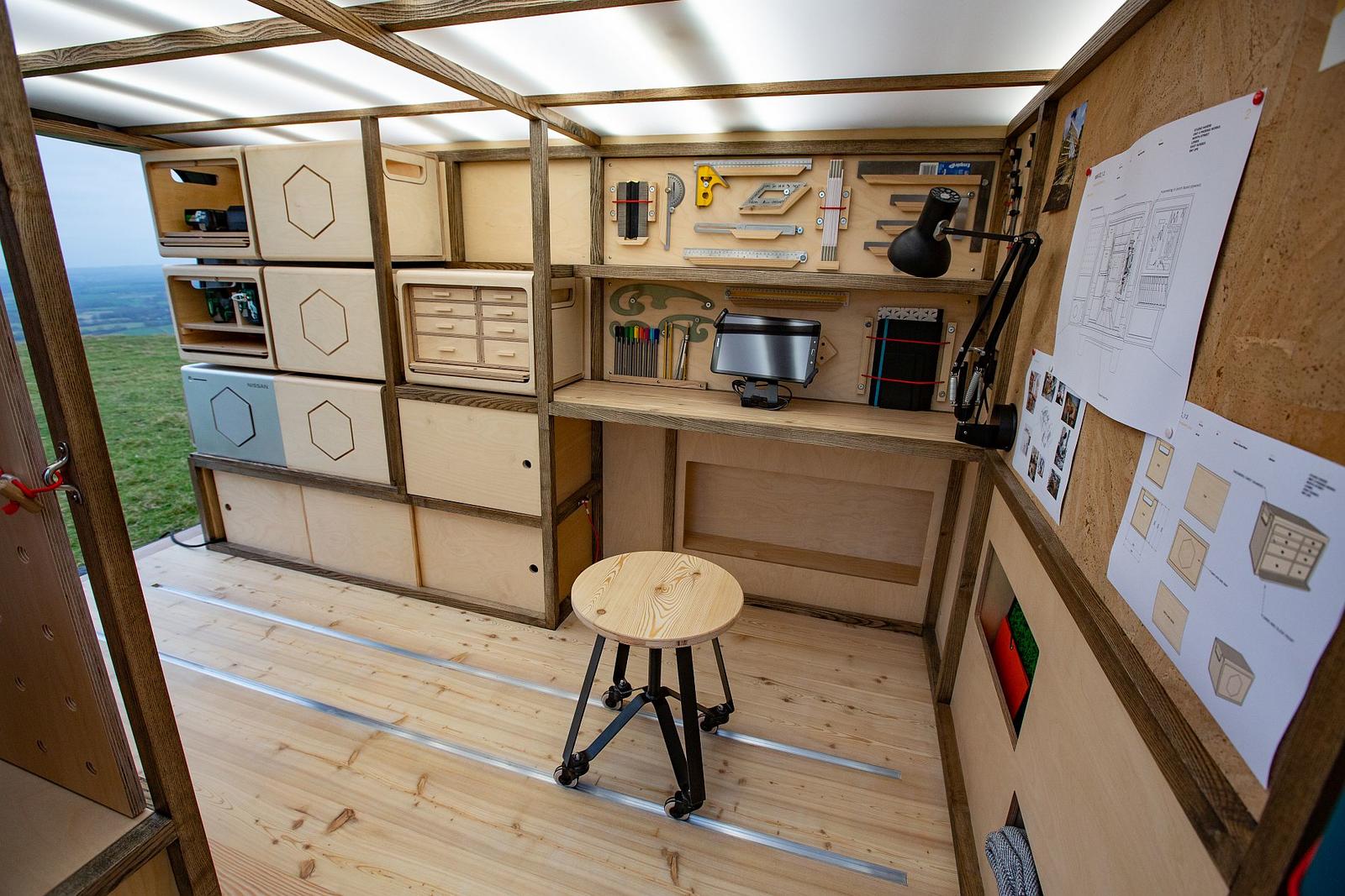 Nissan unveils NV300 Concept-van, a mobile workshop for a creati