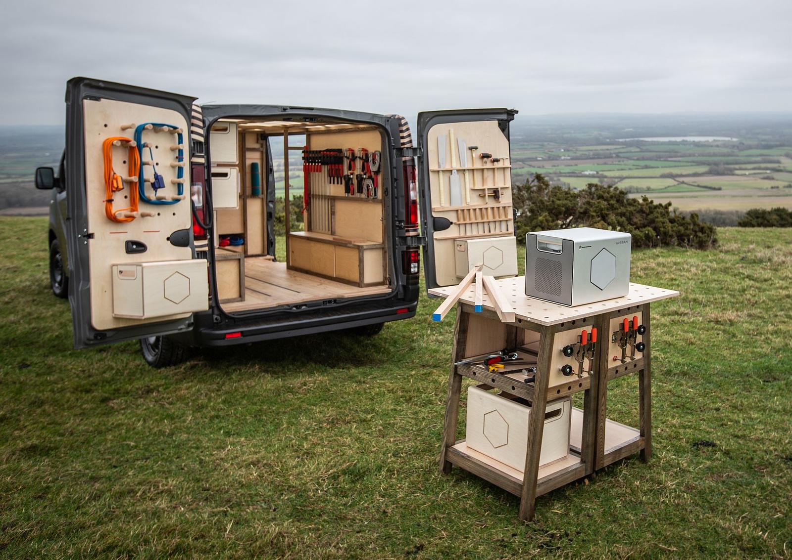 Nissan unveils NV300 Concept-van, a mobile workshop for a creati