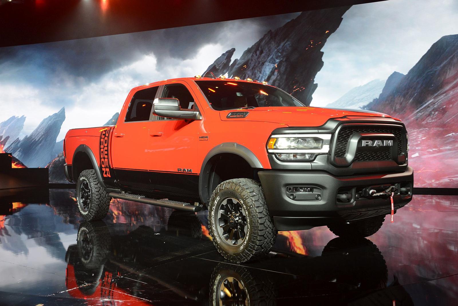 The 2019 Ram Power Wagon at the Detroit auto show