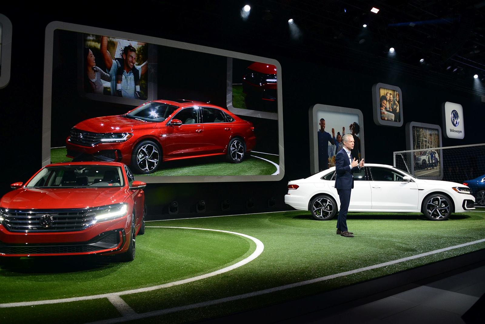 Volkswagen unveiled the 2020 Passat at the 2019 Detroit auto show.