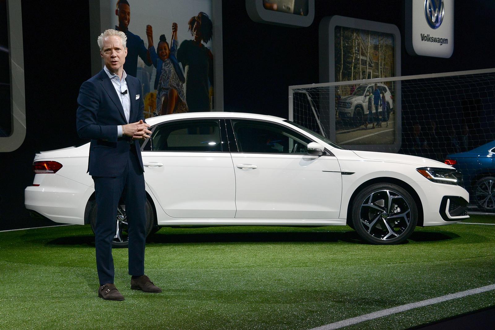 Volkswagen unveiled the 2020 Passat at the 2019 Detroit auto show.