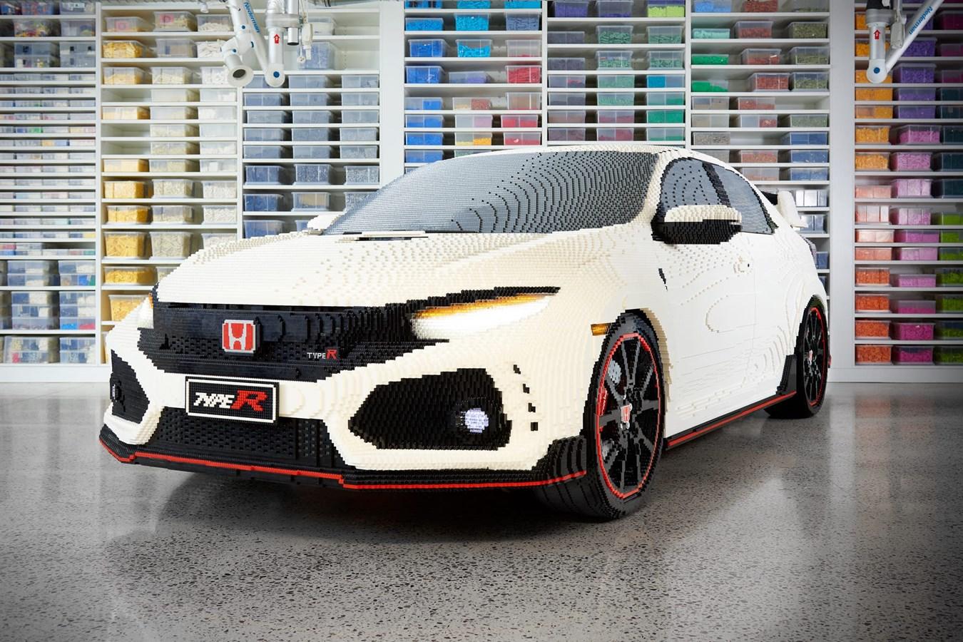 Life-size LEGO® Honda Civic Type R Makes Its Debut
