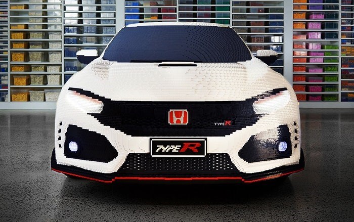 Life-size LEGO® Honda Civic Type R Makes Its Debut
