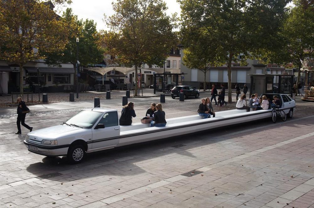 Renault 21 Limousine Public Bench