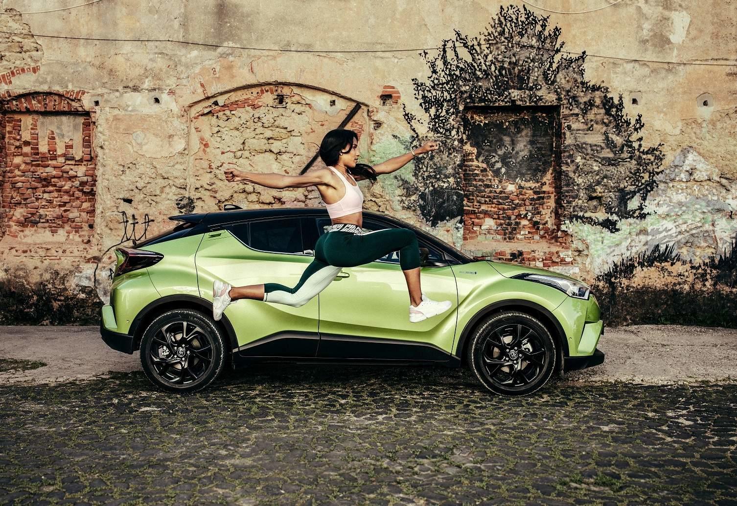 C-HR Neon Lime e Patricia Mamona