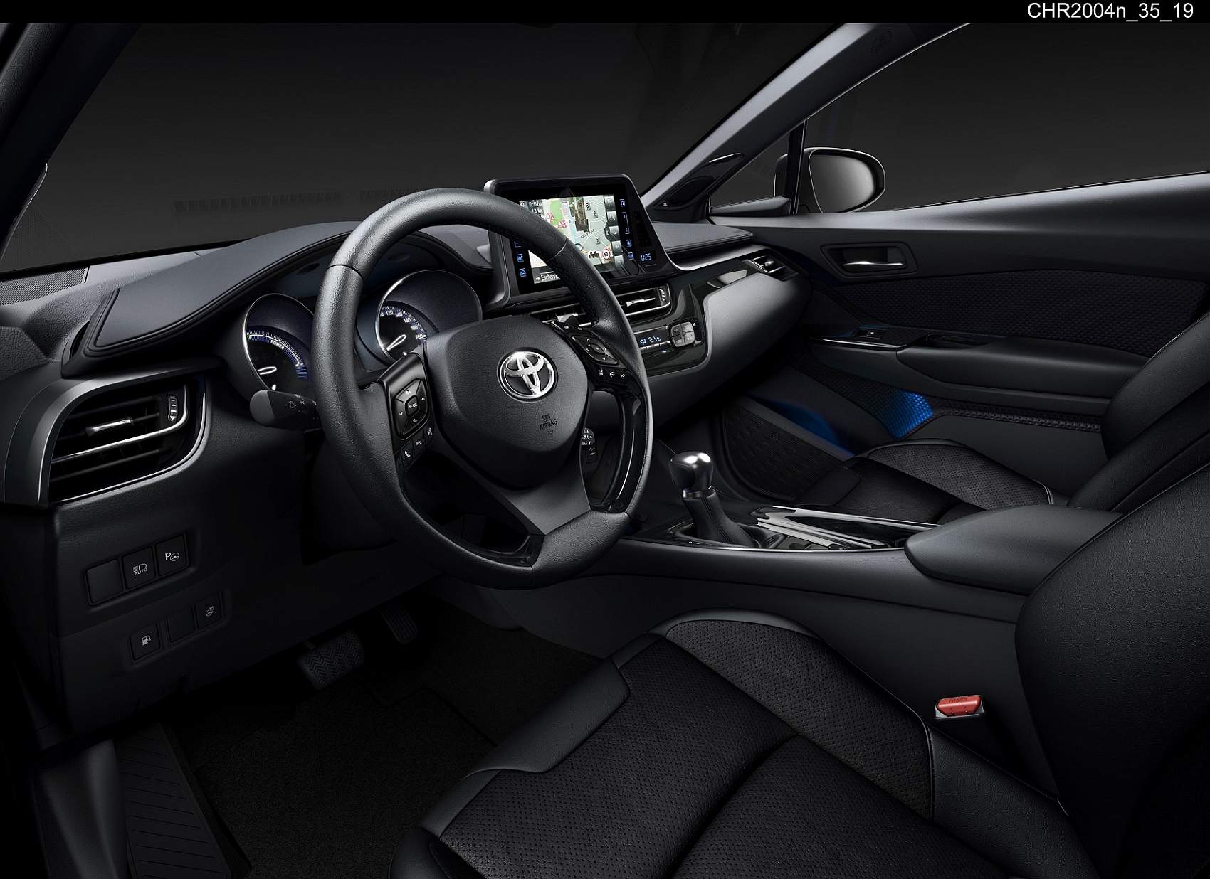 C-HR Neon Lime interior 1