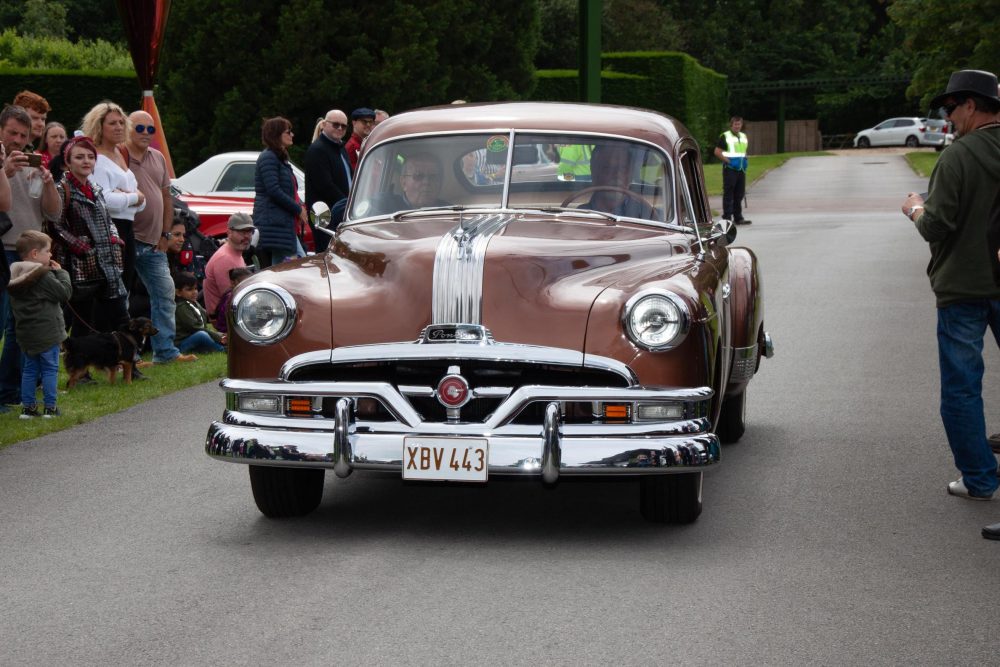 Best American winner Barry Dunwoodie in his Pontiac Chieftain
