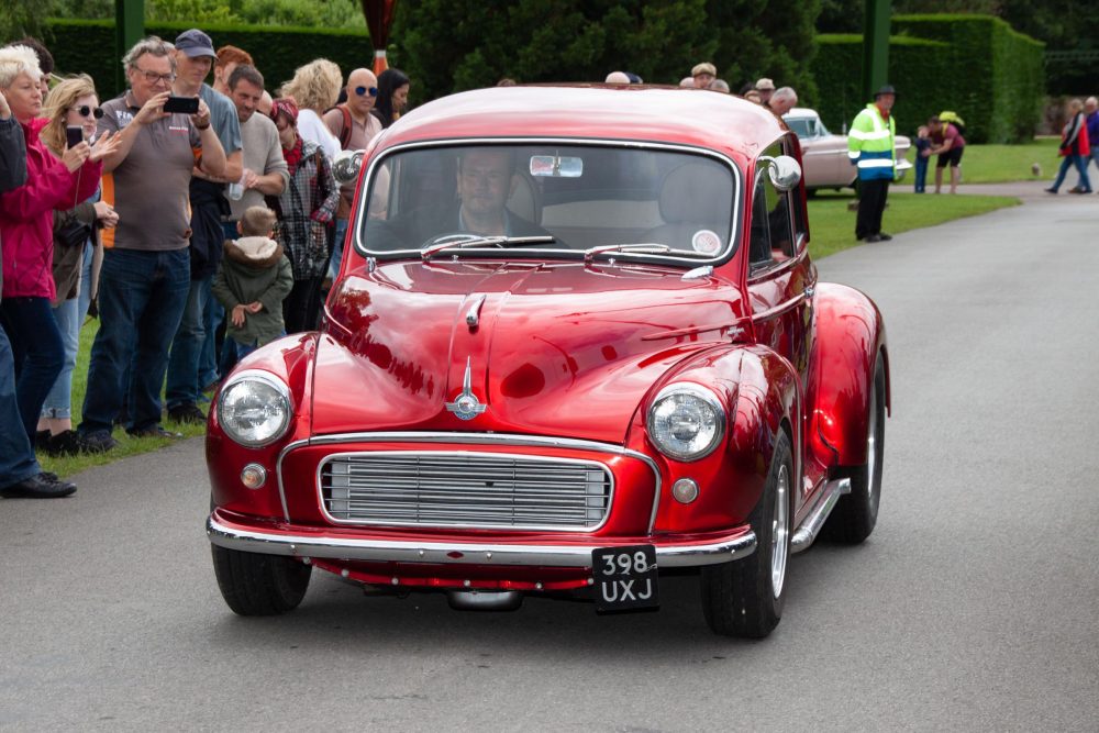 Best Custom winner Chris Clemens in his Morris Minor
