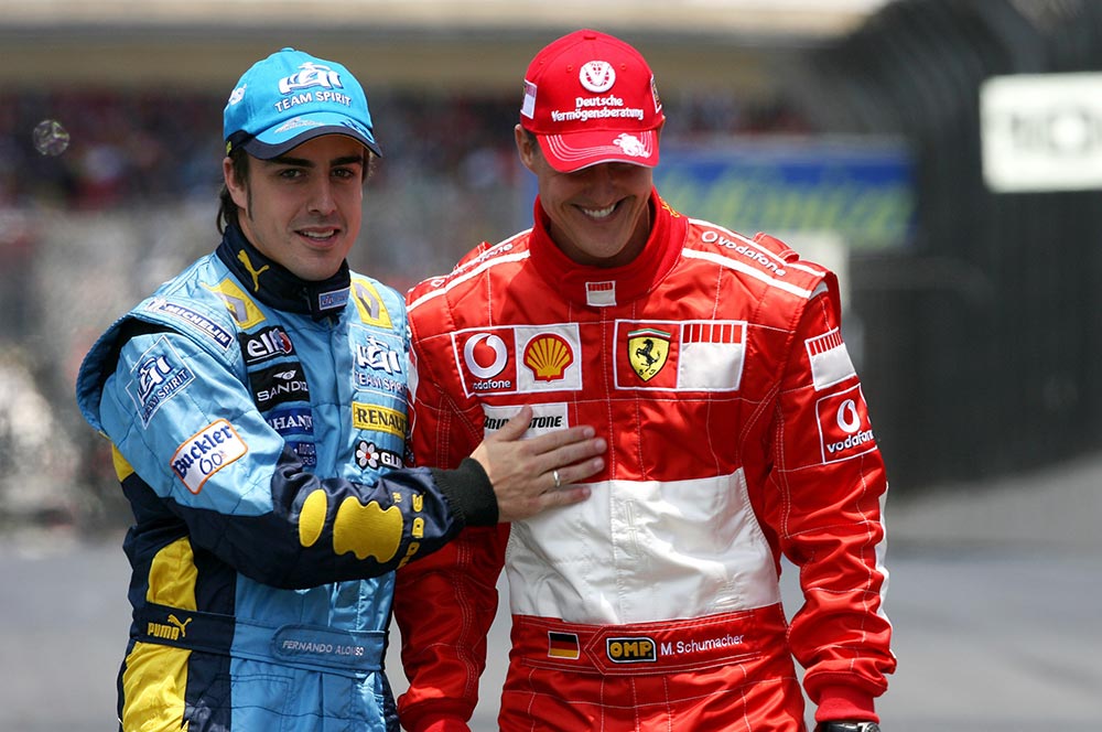 Alonso e Schumacher