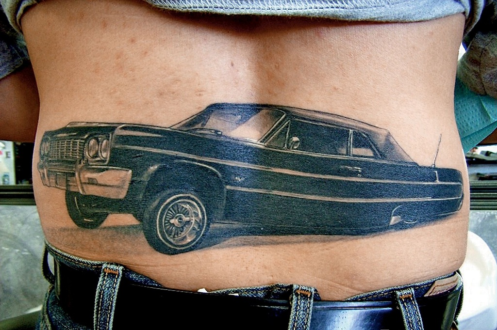 car-tattoo-on-lower-back