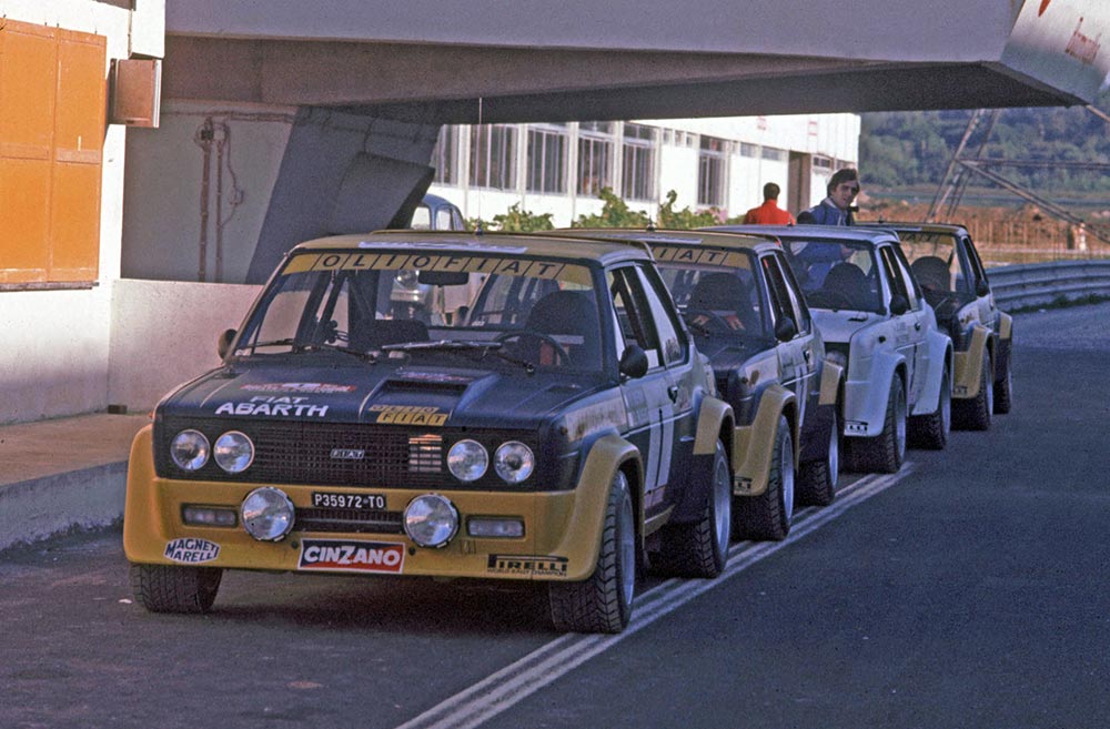 1977-Line-up-of-Fiat-Abarth-131