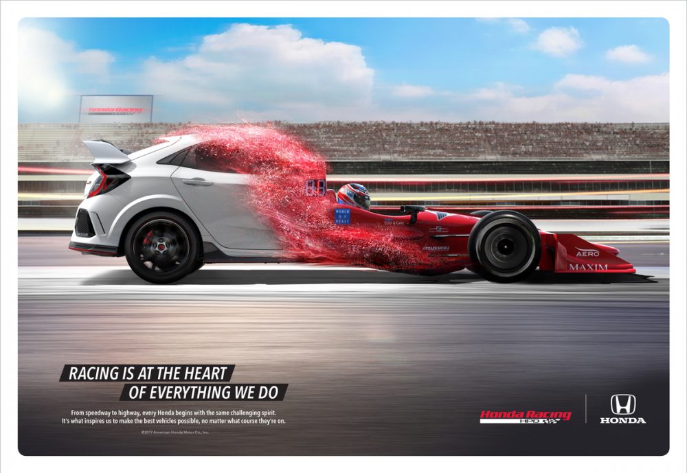 Racing-Inspired Brand Campaign Heralds New Honda Performance Mod
