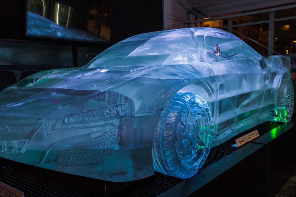 Acura NSX Ice Sculpture at Sundance