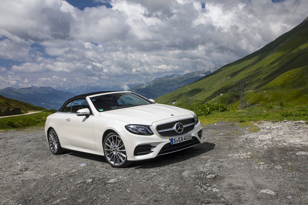 PFV E-Klasse Cabriolet Mont Blanc Region June 2017