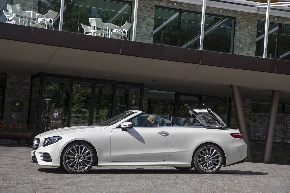 PFV E-Klasse Cabriolet Mont Blanc Region June 2017