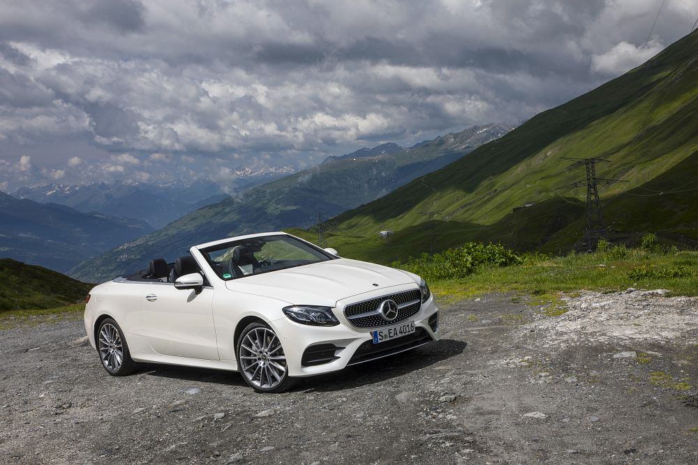 PFV E-Klasse Cabriolet Mont Blanc Region June 2017