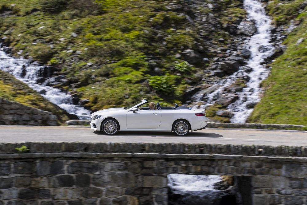 PFV E-Klasse Cabriolet Mont Blanc Region June 2017