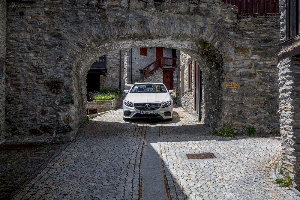 PFV E-Klasse Cabriolet Mont Blanc Region June 2017