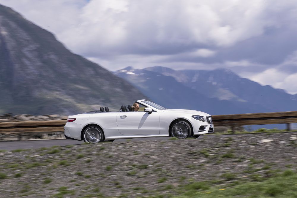 PFV E-Klasse Cabriolet Mont Blanc Region June 2017