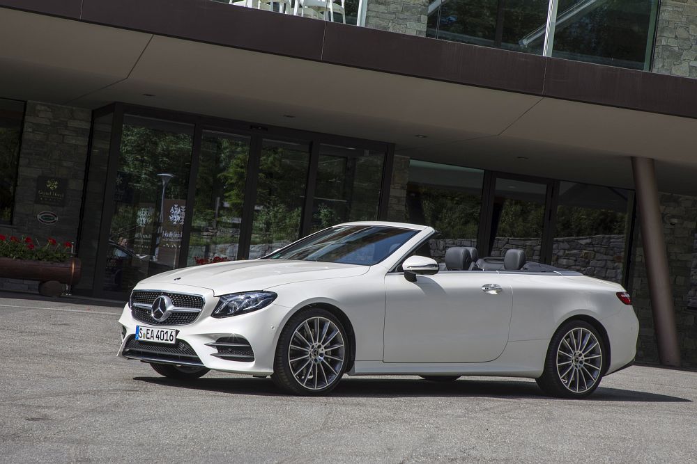 PFV E-Klasse Cabriolet Mont Blanc Region June 2017