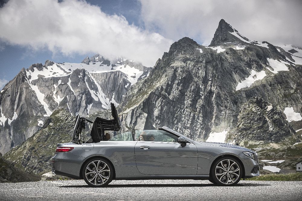 Das neue Mercedes-Benz E-Klasse Cabriolet / Montblanc 2107
The new Mercedes-Benz E-Class Cabriolet / Montblanc 2017