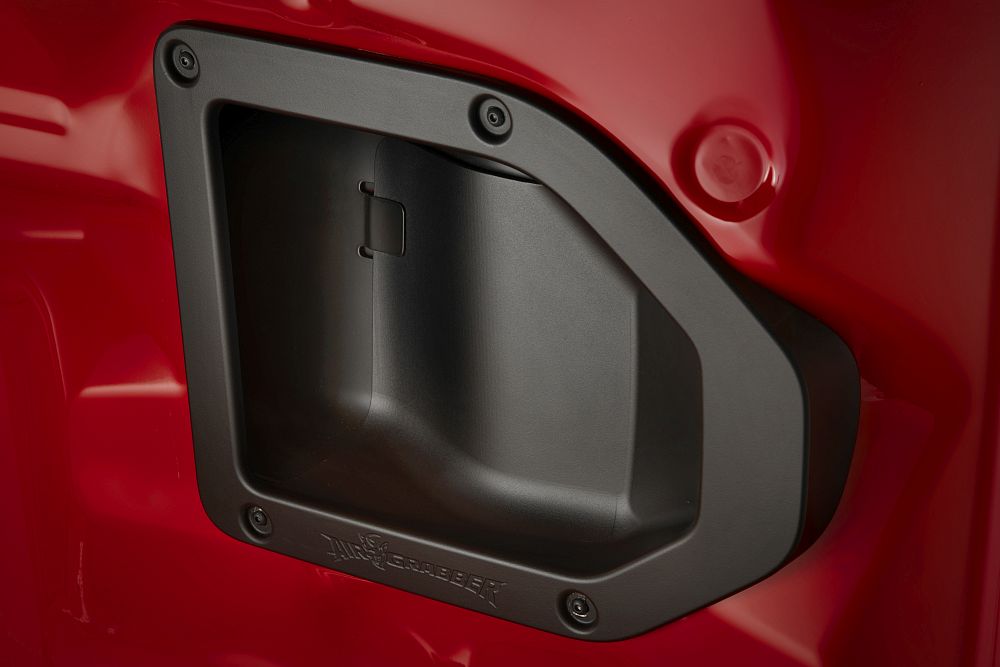 The standard Air-Grabber™ intake system features a significant