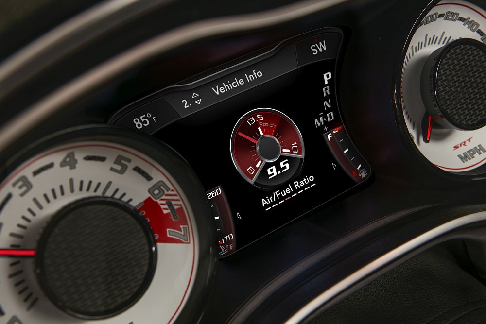 The Air/Fuel Ratio gauge is one of many performance information