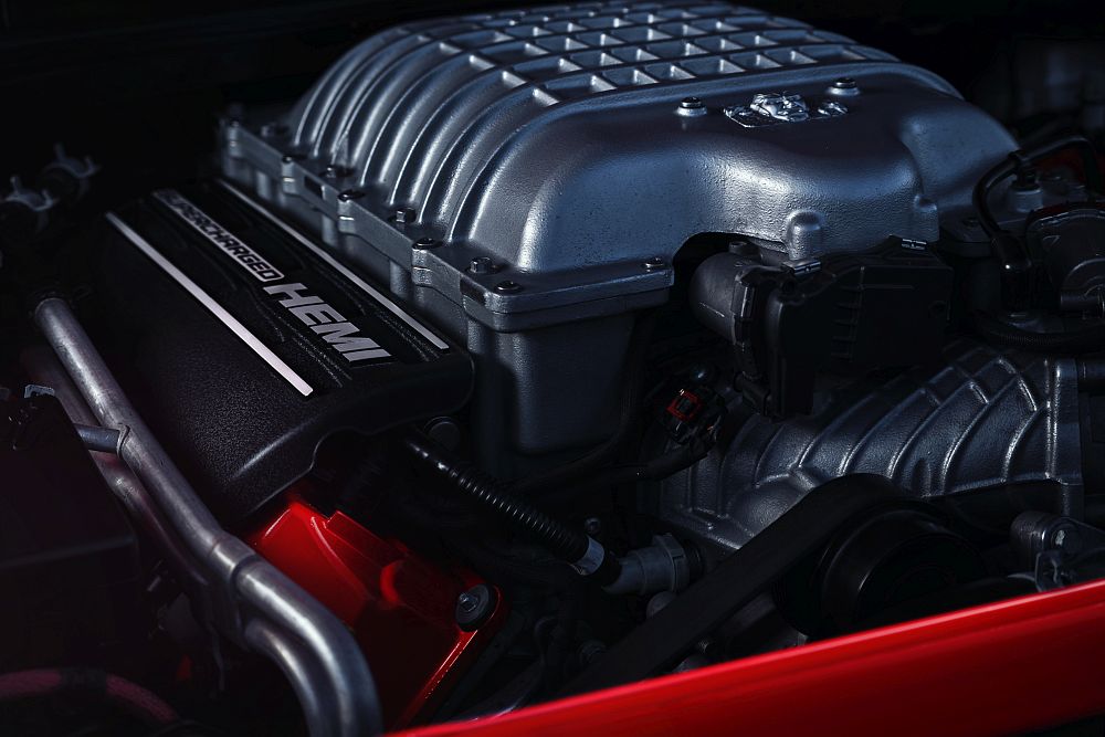 The 2018 Dodge Challenger SRT Demon’s 6.2-liter supercharged H
