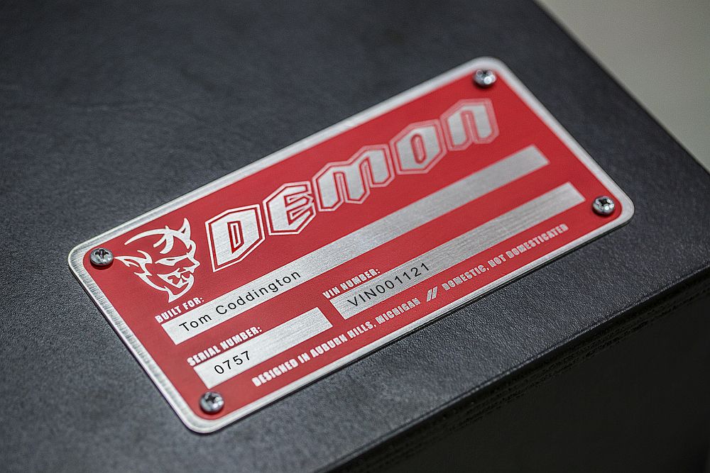 Each Demon Crate is a personalized for its owner with a serializ