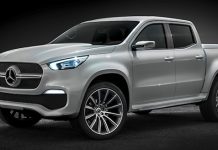 Teaser da nova pickup Mercedes Classe X