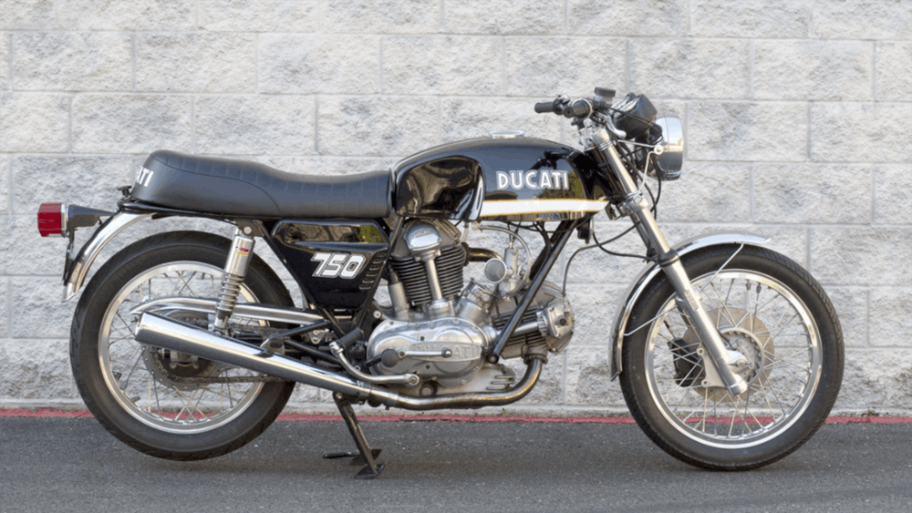 sandcast Ducati 750 cc v-twins